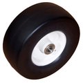 Amerityre Flat Free Tire, solid 9" x 3.5"-4 polyurethane, 3.25" center hub 11-93504-BN-C325-58